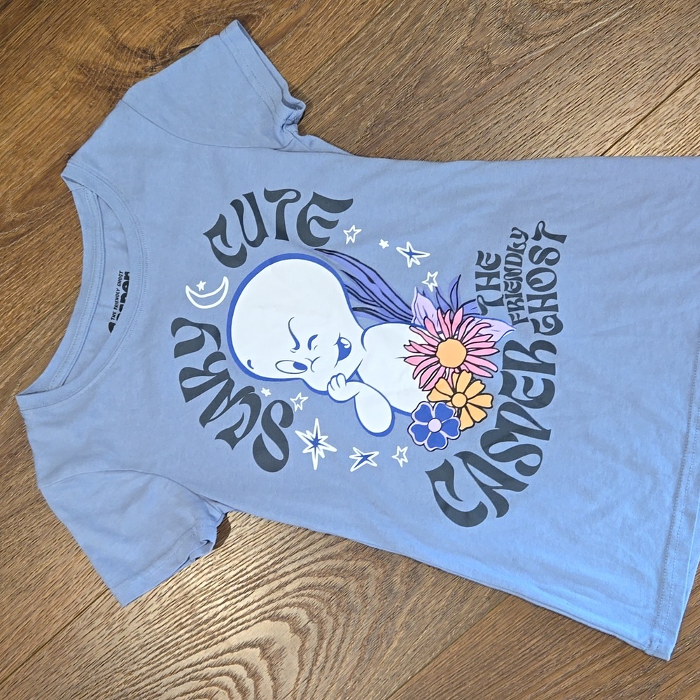 CASPER THE FRIENDLY GHOST cap sleeve tshirt.    #6380